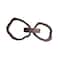 Hello Honey® 22" Walnut Finish Oversized Acacia Wood Chain Décor